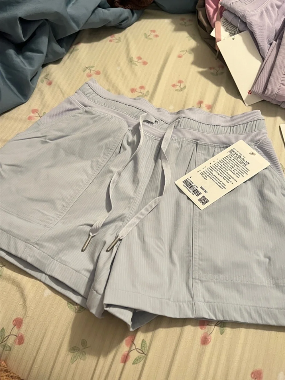 lululemon athletica Dance Studio High-Rise Short - Starch Blue - Picture 3 of 4